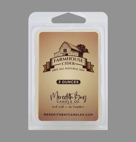 Farmhouse Cider Wax Melt Meredith Bay Candle Co 