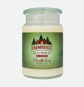Farmhouse Soy Candle Meredith Bay Candle Co 24 Oz 