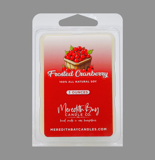 Frosted Cranberry Wax Melt Meredith Bay Candle Co 