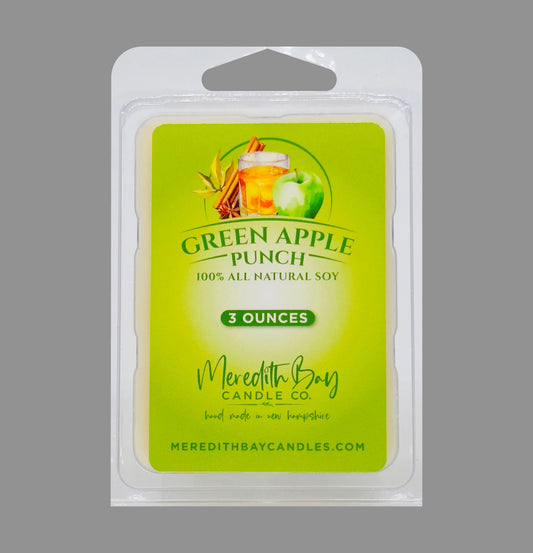 Green Apple Punch Wax Melt Meredith Bay Candle Co 
