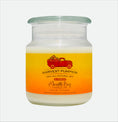 Load image into Gallery viewer, Harvest Pumpkin Soy Candle Meredith Bay Candle Co 16 Oz 
