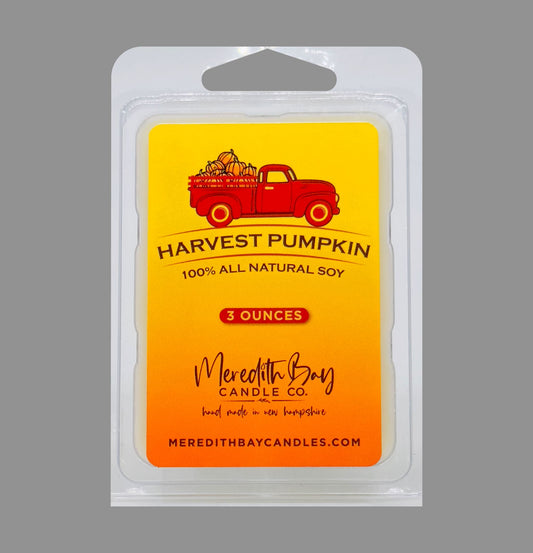 Harvest Pumpkin Wax Melt Meredith Bay Candle Co 