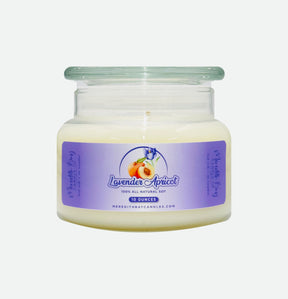 Lavender Apricot Soy Candle Meredith Bay Candle Co 10 Oz 