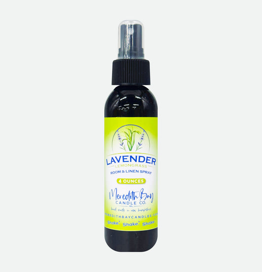 Lavender Lemongrass Room & Linen Spray Room & Linen Spray Meredith Bay Candle Co 