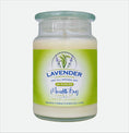 Load image into Gallery viewer, Lavender Lemongrass Soy Candle Meredith Bay Candle Co 24 Oz 
