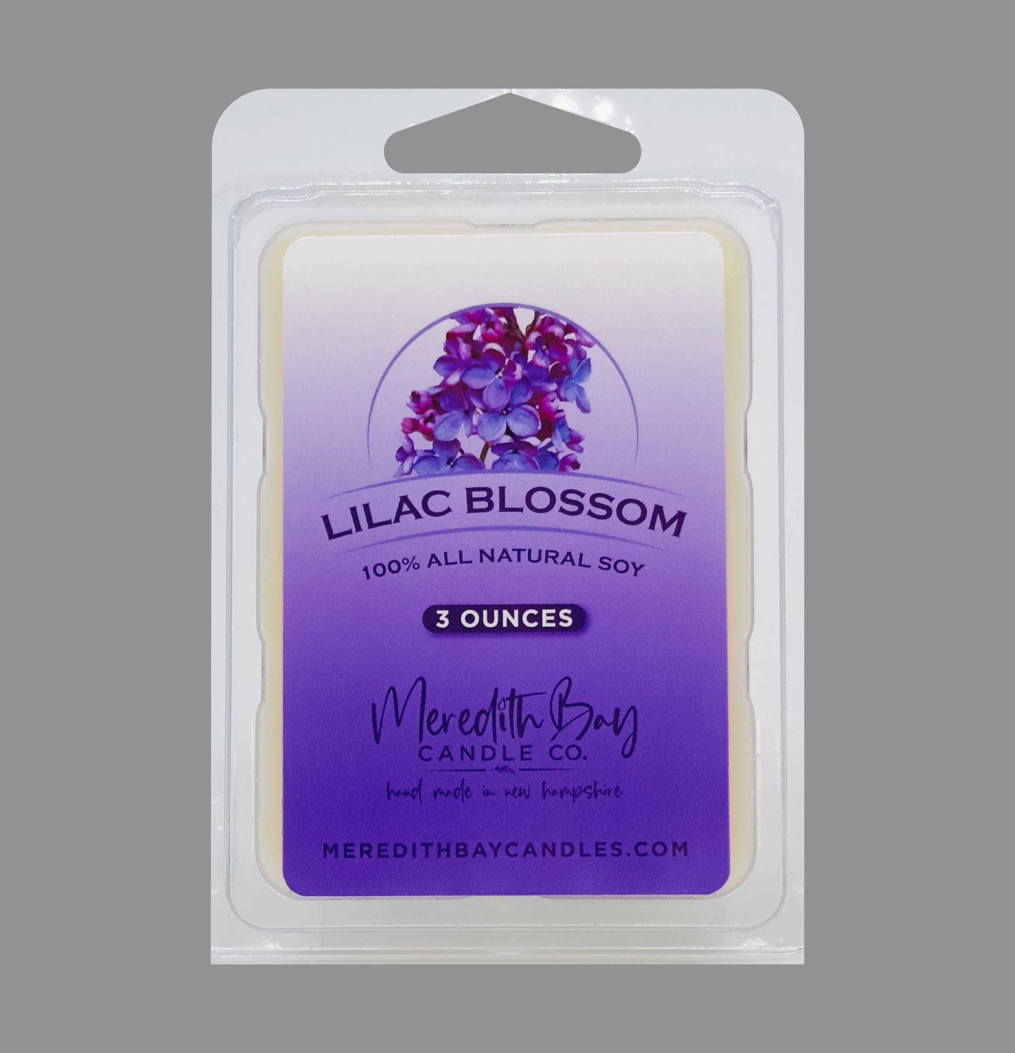 Lilac Blossom Wax Melt Meredith Bay Candle Co 