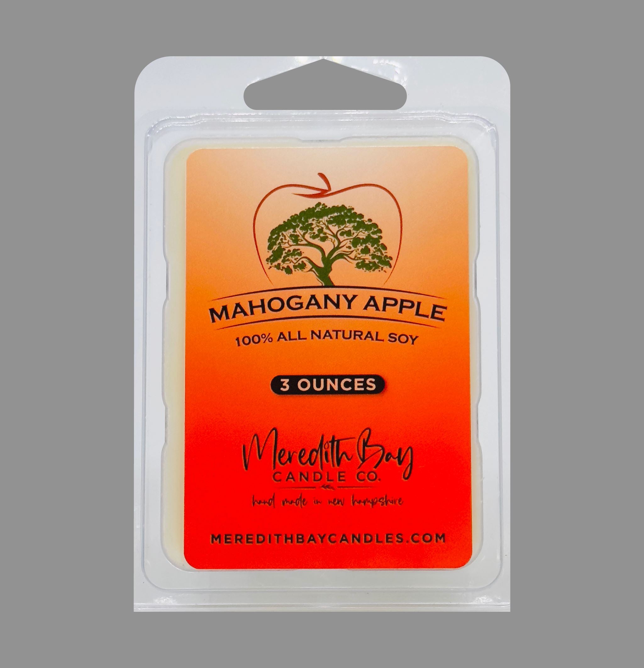 Mahogany Apple Wax Melt Meredith Bay Candle Co 
