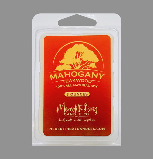 Mahogany Teakwood Wax Melt Meredith Bay Candle Co 
