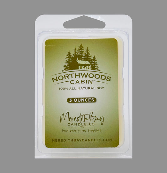 Northwoods Cabin Wax Melt Meredith Bay Candle Co 