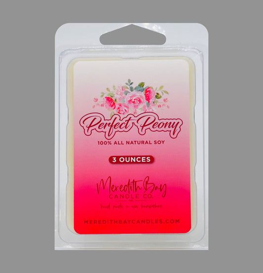 Perfect Peony Wax Melt Meredith Bay Candle Co 
