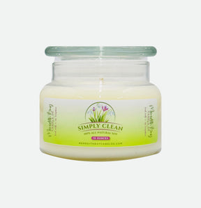 Simply Clean Soy Candle Meredith Bay Candle Co 10 Oz 