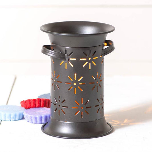 Starburst Wax Warmer in Smokey Black Wax Warmer Irvins Tinware 