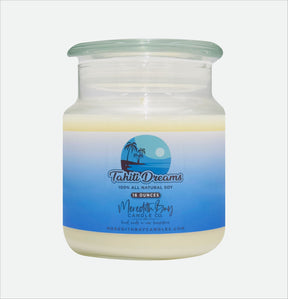 Tahiti Dreams Soy Candle Meredith Bay Candle Co 16 Oz 