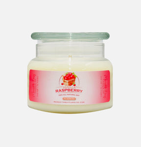 Vanilla Raspberry Soy Candle Meredith Bay Candle Co 10 Oz 