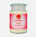 Load image into Gallery viewer, Vanilla Raspberry Soy Candle Meredith Bay Candle Co 24 Oz 

