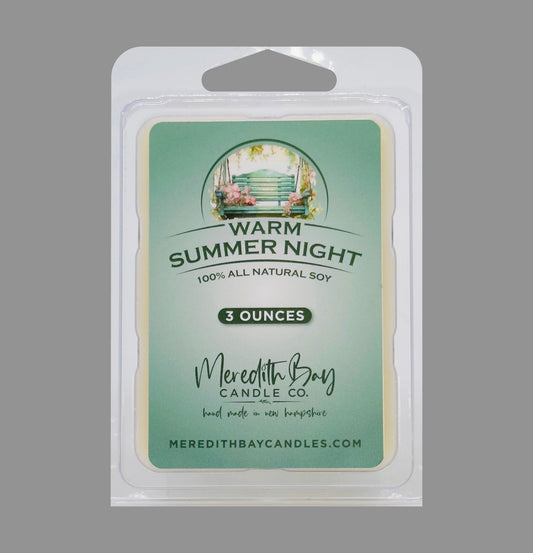 Warm Summer Night Wax Melt Meredith Bay Candle Co 