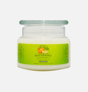 Watermint Clementine Soy Candle Meredith Bay Candle Co 10 Oz 