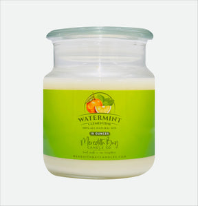 Watermint Clementine Soy Candle Meredith Bay Candle Co 16 Oz 